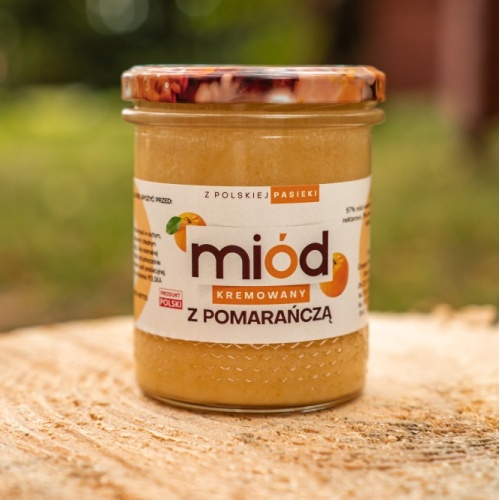 Miód kremowany z pomarańczą 0.520 kg miod_kremowany_z_pomarancza